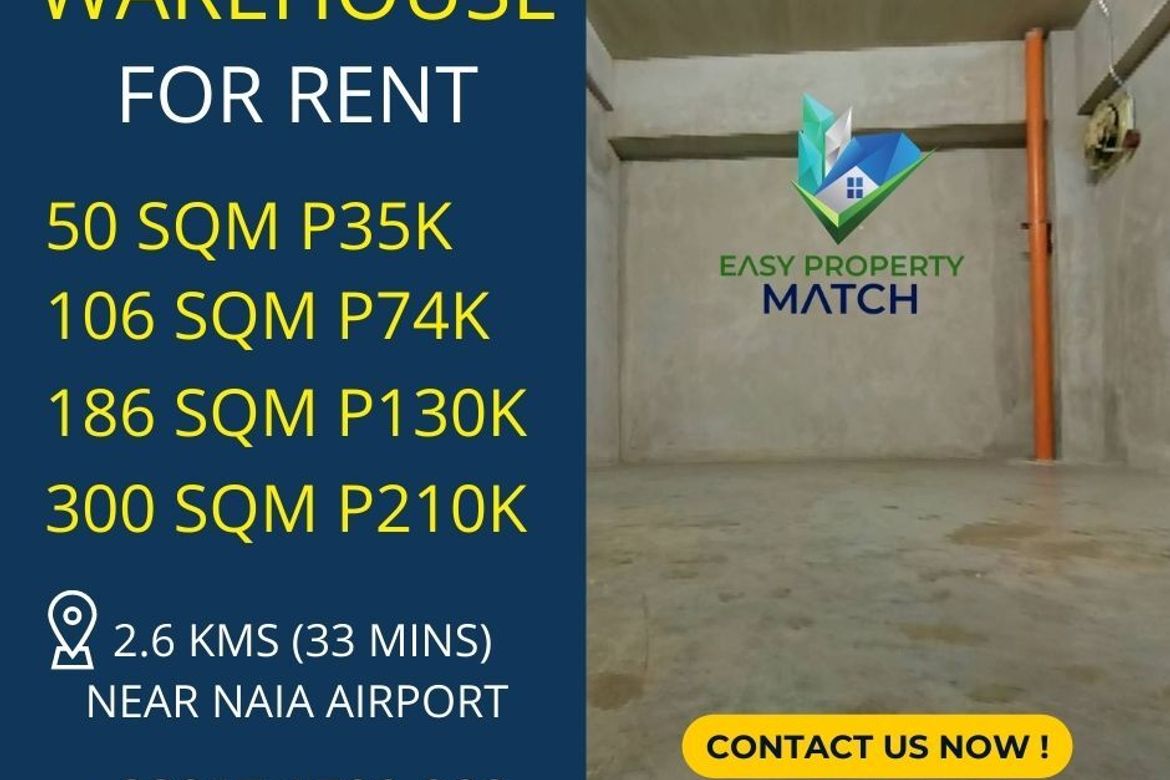 Warehouse / Factory for Rent in Barangay 183, Pasay, Metro Manila