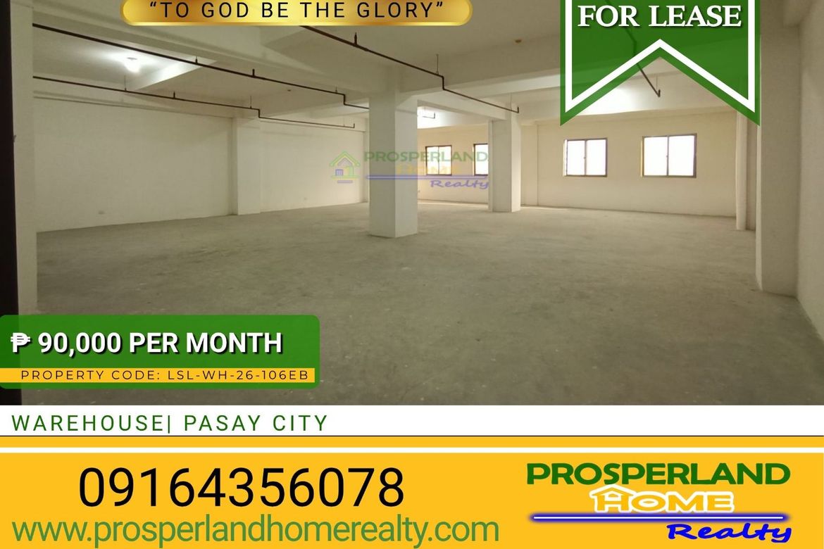 Warehouse / Factory for Rent in Barangay 97, Pasay, Metro Manila near MRT-3 Taft Avenue