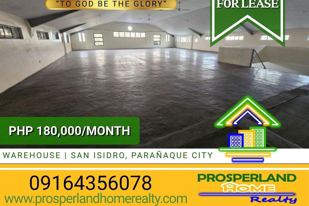 Warehouse / Factory for Rent in Don Bosco, Parañaque, Metro Manila