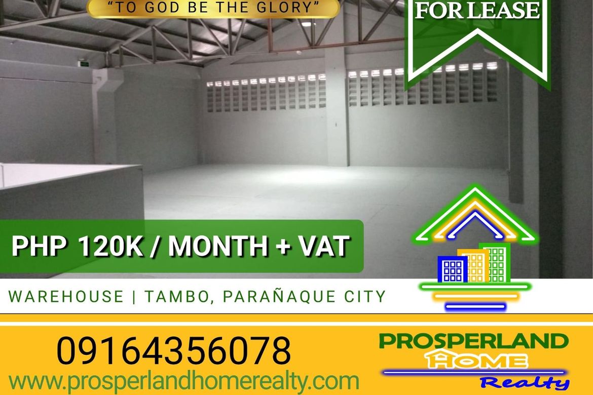 Warehouse / Factory for Rent in Don Bosco, Parañaque, Metro Manila