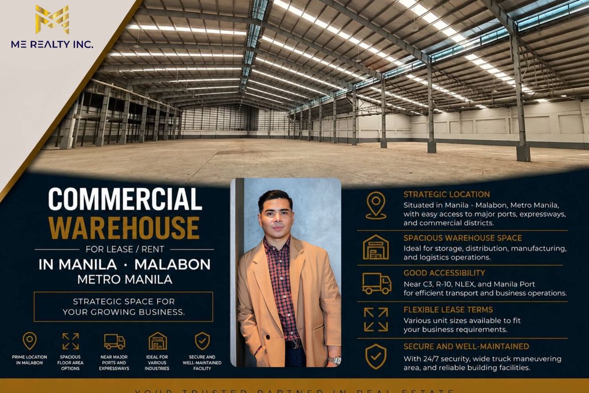 Warehouse / Factory for Rent in Intramuros, Manila, Metro Manila near LRT-1 Central Terminal
