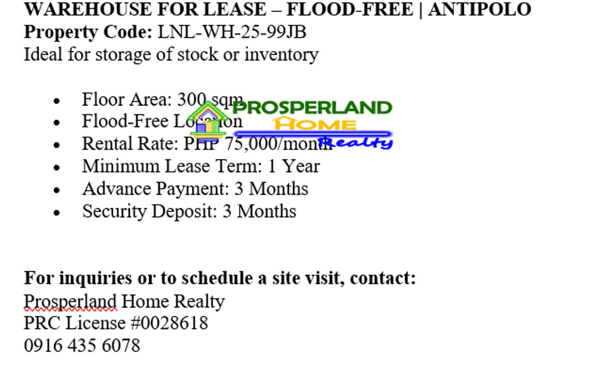 Warehouse / Factory for Rent in San Jose, Antipolo, Rizal photo 4