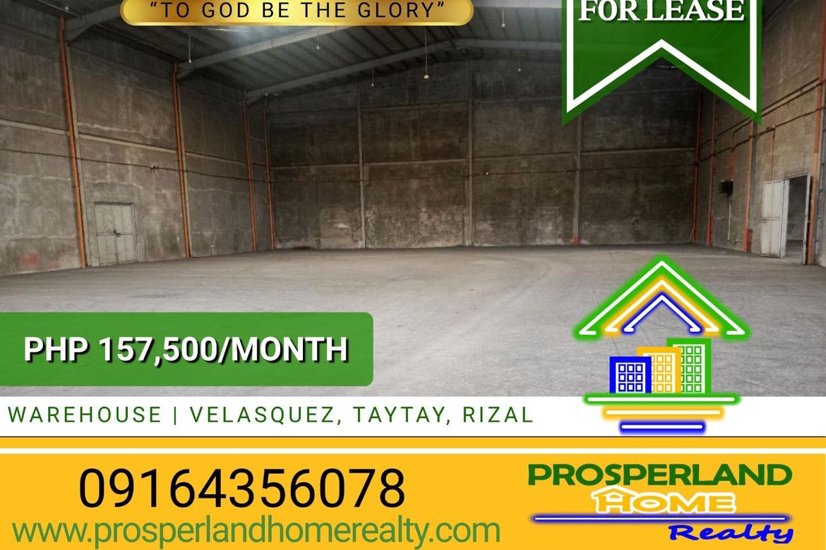 Warehouse / Factory for Rent in San Juan, Taytay, Rizal