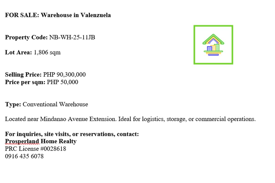 Warehouse / Factory for Sale in Malinta, Valenzuela, Metro Manila – photo 6